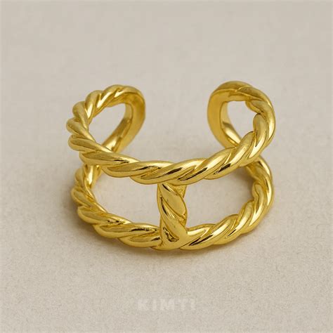 18K Gold Plated Rings – KIMTI