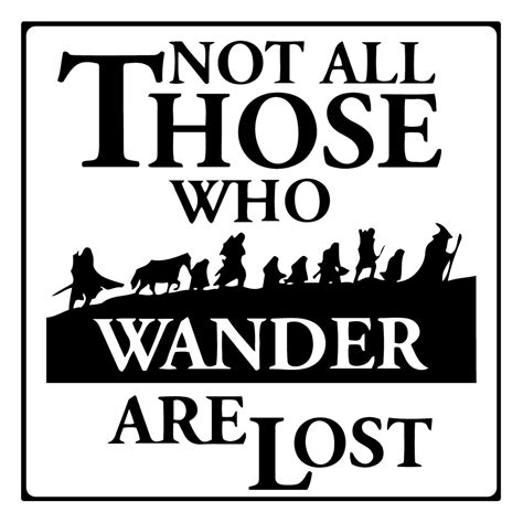 Lord of the Rings LotR - Not all those who wonder are lost - 20 oz. Mug | Pawley Studios ...