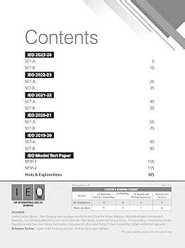 ENGLISH OLYMPIAD PREVIOUS YEARS PAPERS 1 – NEW BOOK WORLD