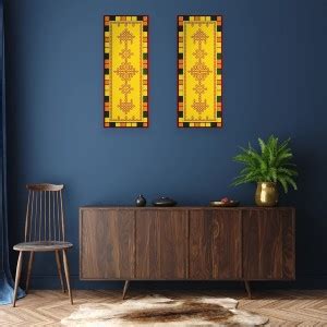 WorldAngle 50.8 cm Kolam Design,South Indian Rangoli Vinyl PVC ...