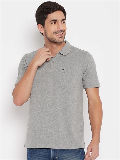 LIVFREE Men's Regular Fit Solid T-Shirt- 5% Milange Grey – Neva ...
