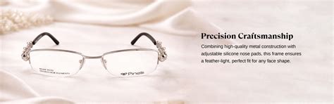 Black Silver Diamond Transparent Rimless Rectangle Eyewear| Pinelli Ed ...