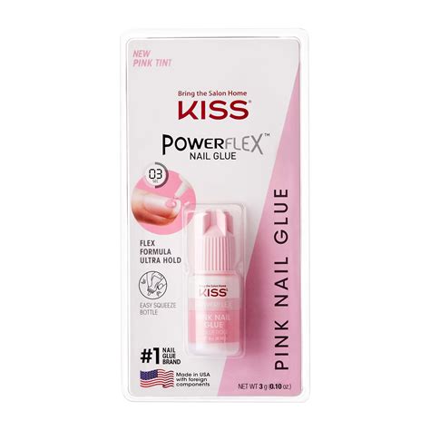KISS Powerflex Precision Hold Pink Instant Nail Glue - Walmart.com
