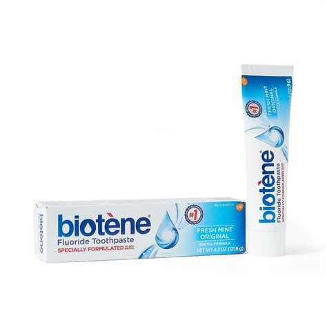 Biotene Dry Mouth Antibacterial Toothpaste Original at Gabriel Burnell blog