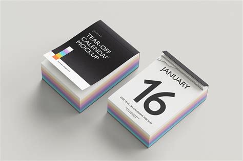 Free Wall Calendars Mockup PSD | Mockupful