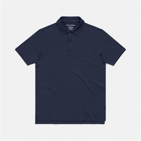 100% Merino Wool Polo | Washed Navy – Polo Shirts | Wool&Prince