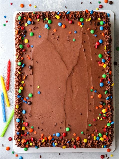 chocolate sheet cake icing