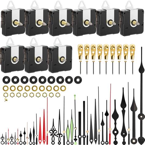 Buy EEEKit 9PCS Silent Clock Mechanisms Battery Powered, Long and Short ...