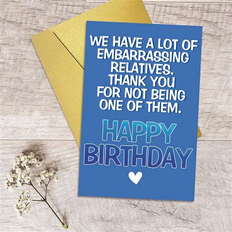 Qiliji Funny Birthday Card for Uncle Aunt, Happy Birthday India | Ubuy