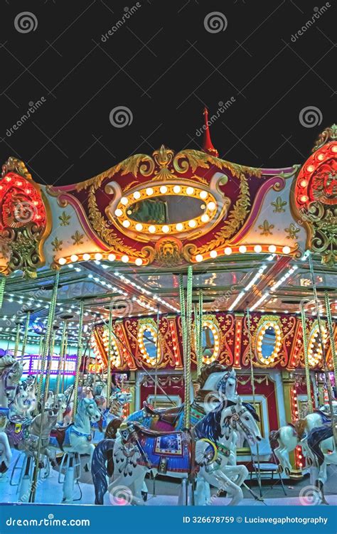 Merry Go Round Amusement Rides at Cal-Expo in Sacramento California ...