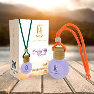 UNO AROMA Orchid Flower Fragrance Car Freshener Diffuser Car Freshener ...
