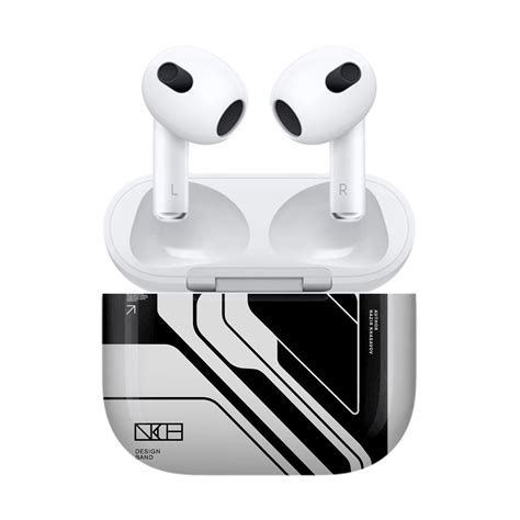 Airpods 3 White Cyberpunk skins