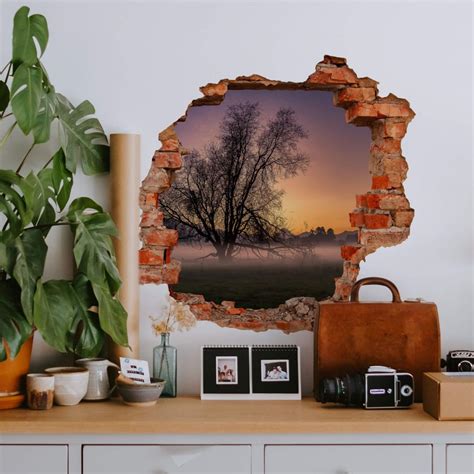 3D Wall sticker Cuadrado - The Fog | wall-art.com