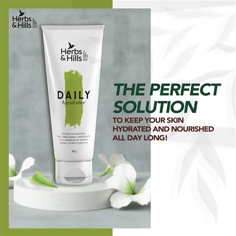 Daily Moisturiser (100 gm) - HERBS AND HILLS