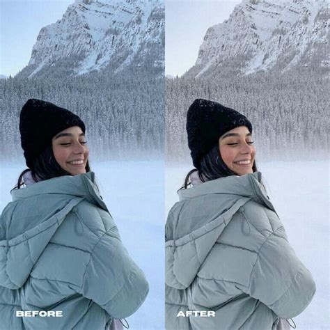 WARM WINTER PRESET, Lightroom Presets, Snow Preset, Instagram Preset ...