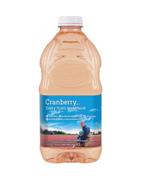 Ocean Spray White Cran-Peach Juice Bebida botella de 64 onzas – Yaxa ...