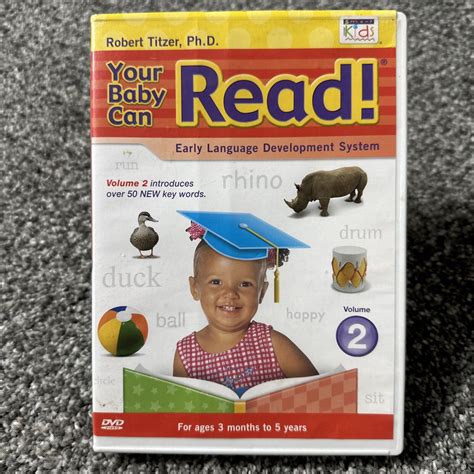 Your Baby Can Read Vol 2 DVD Early Language Development System 1 3 mo ...