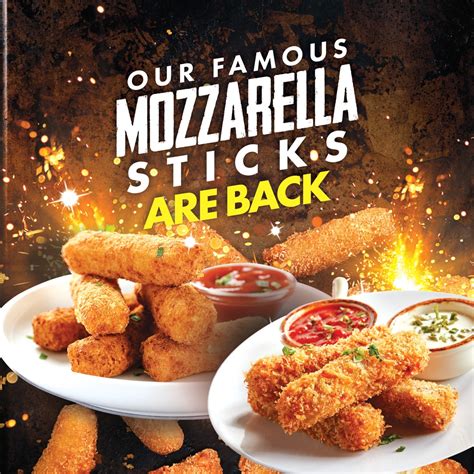 OUR FAMOUS MOZZARELLA STICKS ARE BACK | Larry Flynt's Hustler Club
