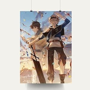 Yuno Poster | For Wall, Office and Home Decor | Black Clover Anime ...
