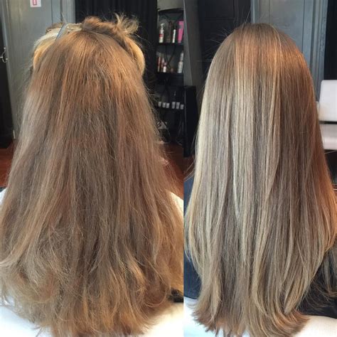 Before (left) and After (right) of the Brazilian Blowout smoothing ...