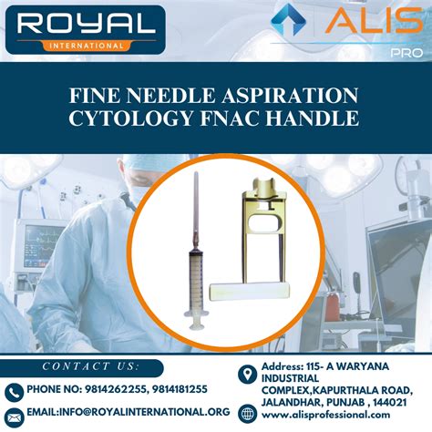 Fine Needle Aspiration Cytology Fnac Handle at Best Price in Jalandhar | Royal International