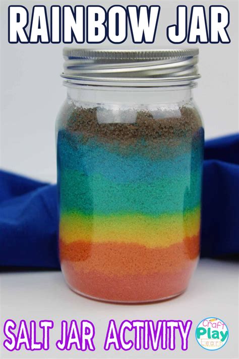 DIY Rainbow Activity For Kids - Learn How to Dye Salt! | Rainbow in a ...