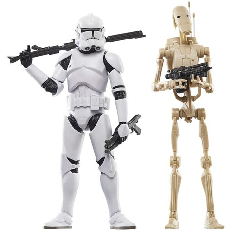 Star Wars Black Series Clone Wars Clone Trooper Battle Droid - MCFLY ...