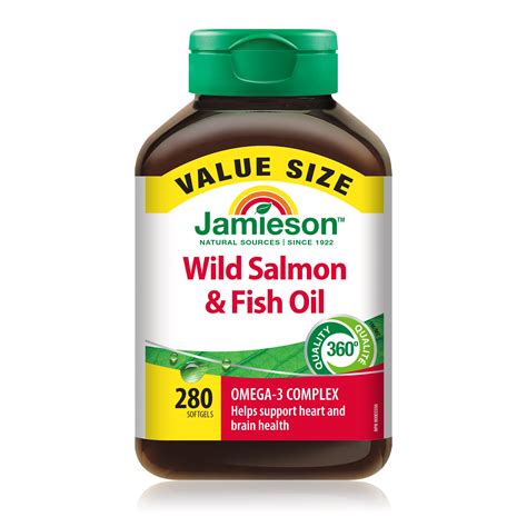 Omega-3 Complex | 1,000mg | Wild Salmon & Fish Oils – Jamieson Vitamins