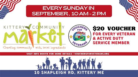 Kittery Community Market | Vouchers for Veterans | | Sunday, Sept. 8 ...