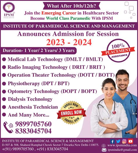 Institute Of Paramedical Science & Management | +918383045704 | IPSM ...