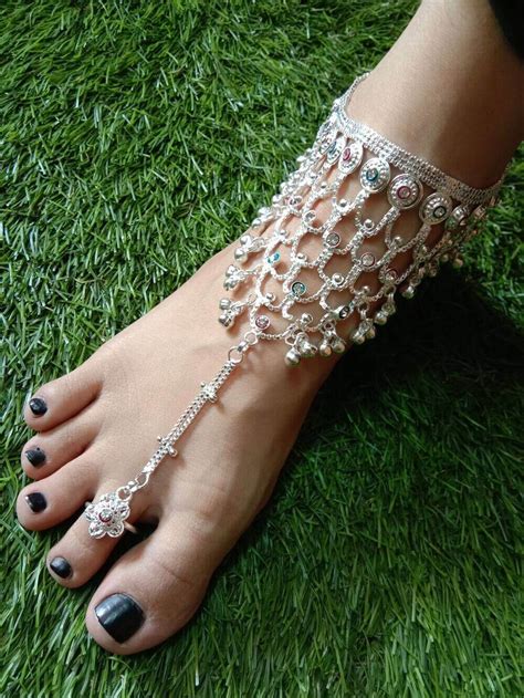 Bridal Pair phool online | Bridal Jewellery Pair Panja -Silverlinings