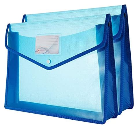 FEDUS Documents Holder Envelope Folder, File Storage Bag with Snap ...