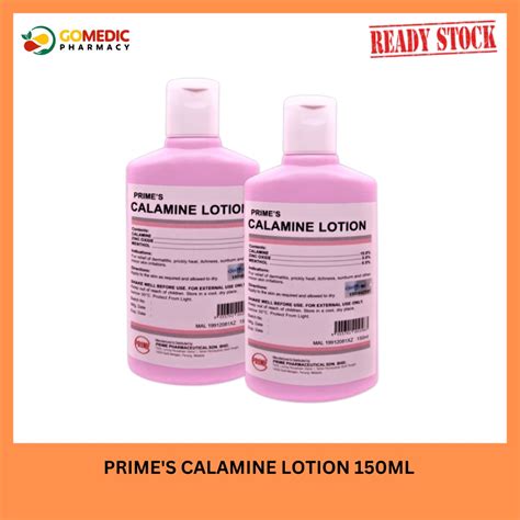 CALAMINE LOTION PRIME'S 150ML/ Lotion Pink/ Lotion Rashes | Shopee Singapore