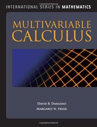 Buy Multivariable Calculus (International Series in Mathematics) Book ...