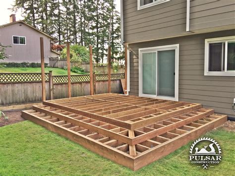 Ground Level Deck Design Ideas