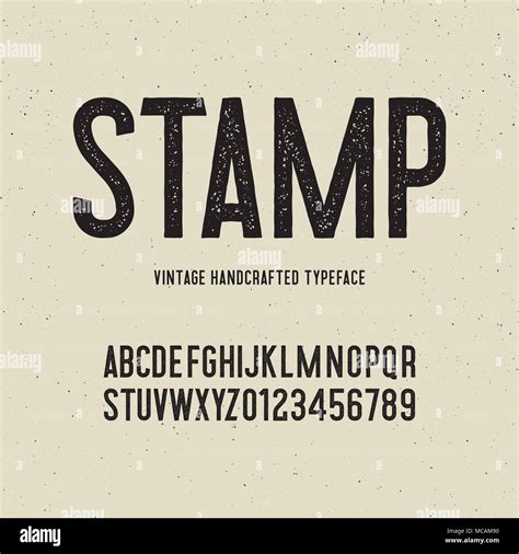Rubber Stamp Font