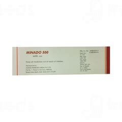 Minado 500/10 MG Tablet | Order MINADO 500/10 MG Tablet 10 Online at ...