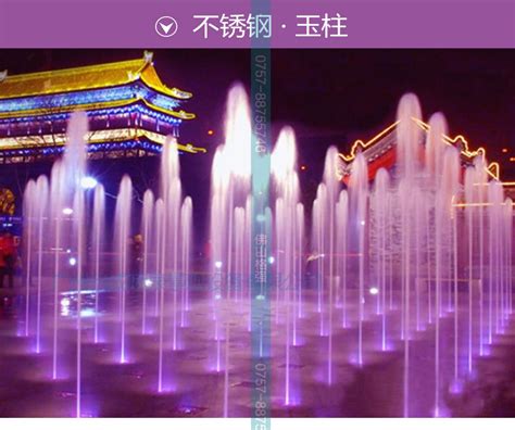 广场雕塑喷泉效果图_红动网