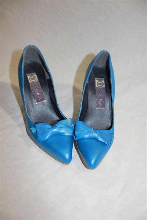 Original 1960s Blue High Heel Vintage YESSICA Pumps - Etsy