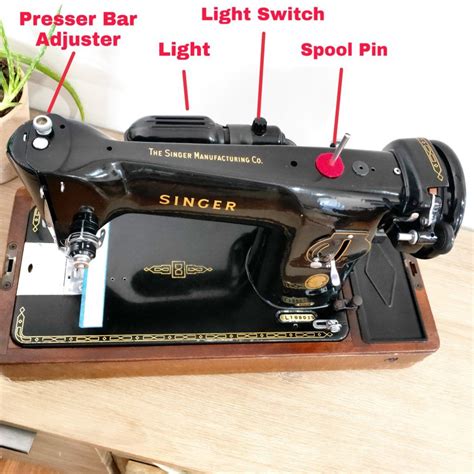Parts of a vintage sewing machine and their functions – Artofit