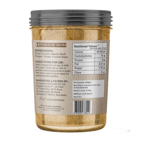 Buy Turmeric Latte Online - Nutty Yogi