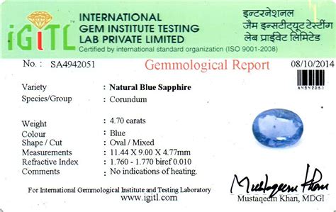 Buy certified natural BLUE sapphire (neelam) gems /gemstones at best ...