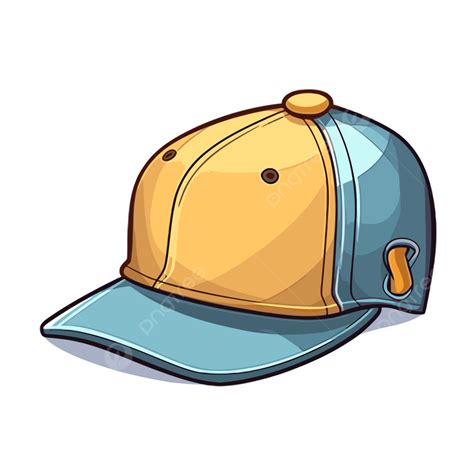 Baseball Hat Clipart Cartoon Baseball Cap On A White Background Vector ...