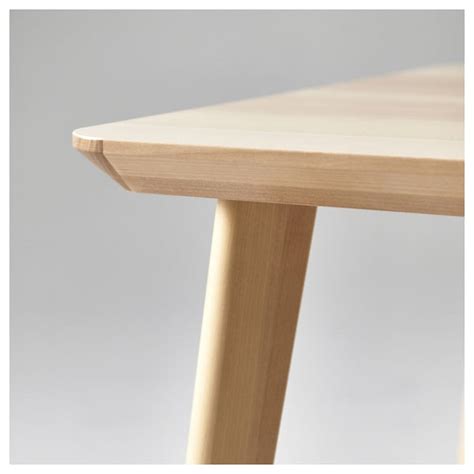 LISABO table, ash veneer, 140x78 cm (551/8x303/4") - IKEA