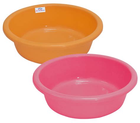 Heart Home Multiuses Unbreakable Plastic Knead Dough Basket/Basin Bowl ...