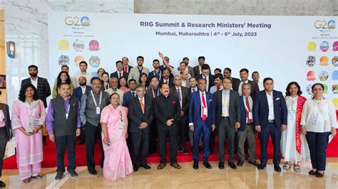 G20- RIIG Summit, Mumbai | Department Of Science & Technology