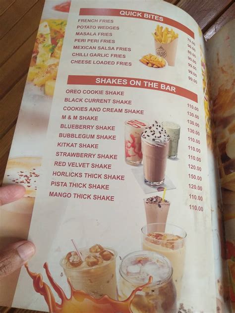 Menu at Belgian waffle waves & Amul Icecream Parlour, Moodbidri