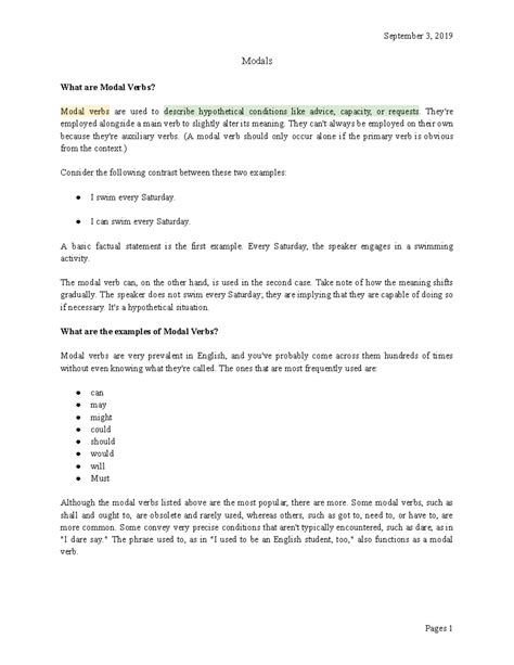 Image result for Types of Modals