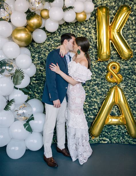 Our Tropical Themed Couples Shower | Wedding shower decorations ...