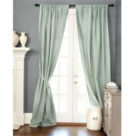 Ballard Essentials Basic Burlap Curtain Select Colors Panel
